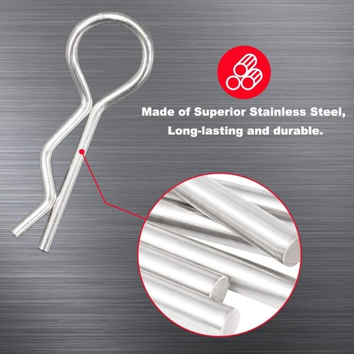 GLOBACT 100Pcs Universal RC Body Clips Pins for All 1/8 1/10 1/12 Scale... - Picture 4 of 6