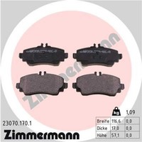 Zimmermann BremsbeläGe Bremsbelegsatz Vorne FüR Mercedes-Benz A-Klasse