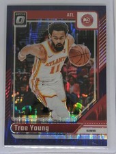 2024 Donruss Optic - Trae Young No.186 Purple Shock Prizm Atlanta Hawks 💥