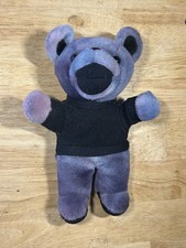 Liquid blue Jerry Garcia Bear Plush 8 Inch Purple Stuffed Animal Grateful Dead