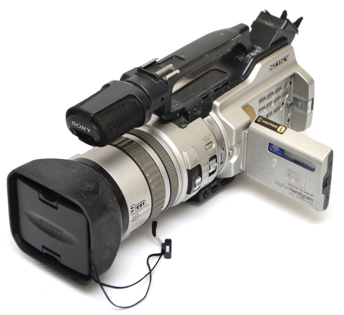 SONY　Handycam　DCR-VX2000 Sony Handycam DCR-VX2000 Silver Camcorder Video Camera MiniDV 12x
