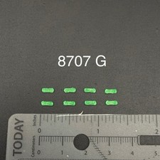 8 Pack 187 Ho Green Whelen Responder Lp Lightbar Fire Command Post 8707g