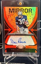 2021 Panini Certified ORANGE Mirror Dallas Cowboys DAN REEVES Autograph AUTO /35