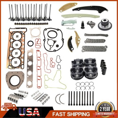 Engine Overhaul Rebuild Pistons Kit fits Audi A4 VW GTI Jetta 2.0 T CDN CCZ CCT