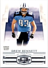 2007 Donruss Threads #50 Drew Bennett Retail Blue /350 Titans St. Louis Rams