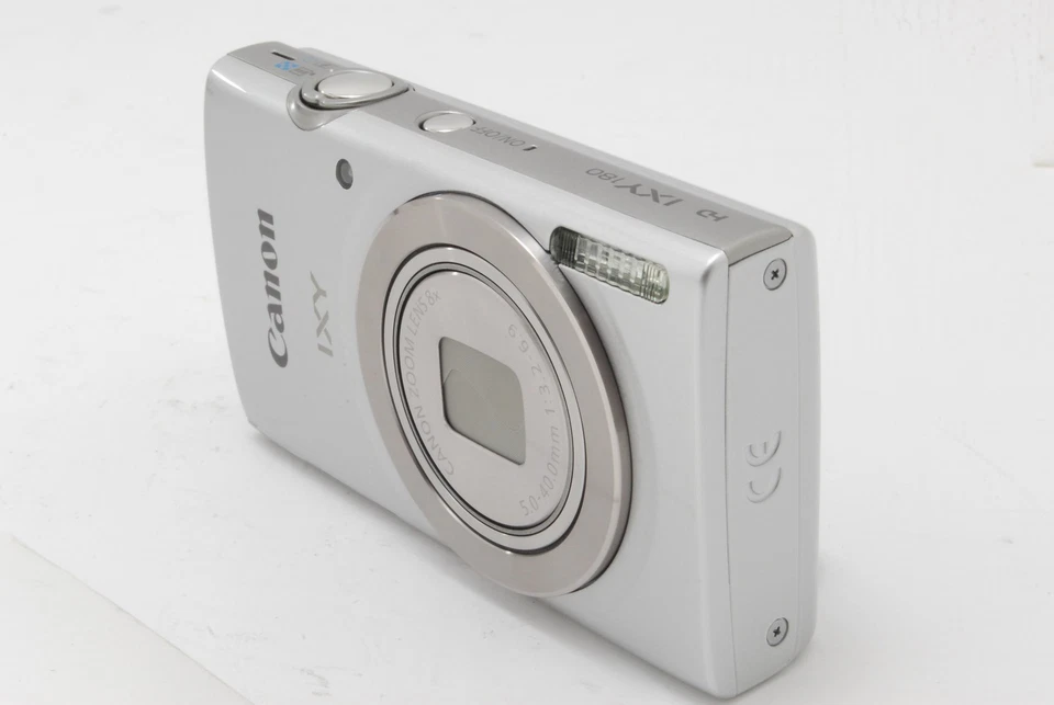 【MINT】Canon IXY 180 PowerShot Silver 20MP Digital Compact Camera - Image 4 of 4