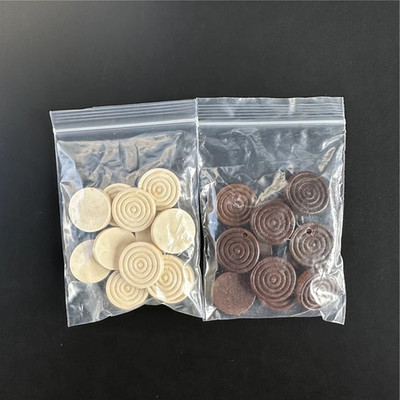 24 Pcs of 2.5Cm/0.98Inch round Wooden Checkers round International Checkers Piec