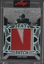 JACK HAM ~ 2024 Leaf Ultimate Sports GAME USED PRO BOWL JUMBO PATCH 2/2 !