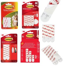 3M Command Poster Strips Double Sided Adhesive Refill Small Medium Large