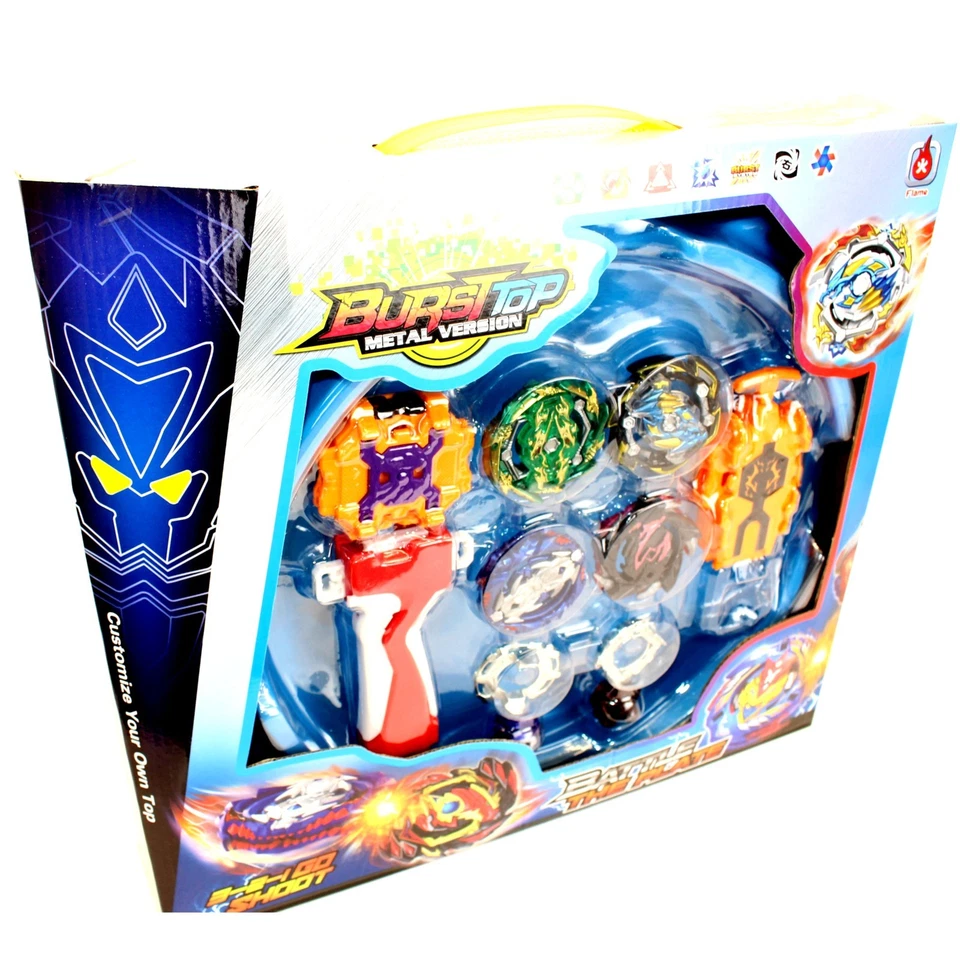 Bursttop Packet 4er Set T4B Kreisel für Beyblade Burst Evolution Rise Arena NEU - Bild 2 von 4