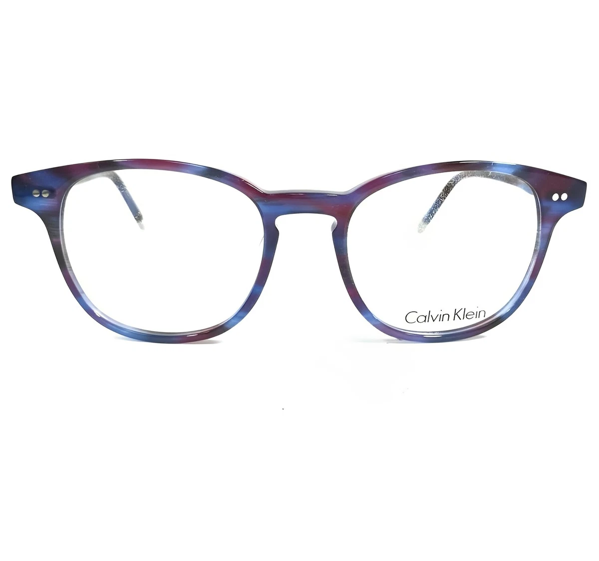 New Calvin Klein Eyeglasses CK 5960 503 Striped Purple Azure 51 19 145