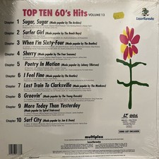 Top Ten 60  s Hits V. 13 Pioneer Karaoke Laserdisc New Sealed