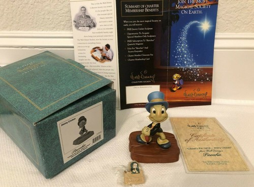 Walt Disney Collectors Society, Jiminy Cricket - 1993 Membership Figurine - 第 1/12 張圖片