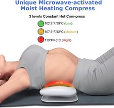 Electric Lumbar Traction with Heat Back Massager Dynamic Airbag Back Stretching