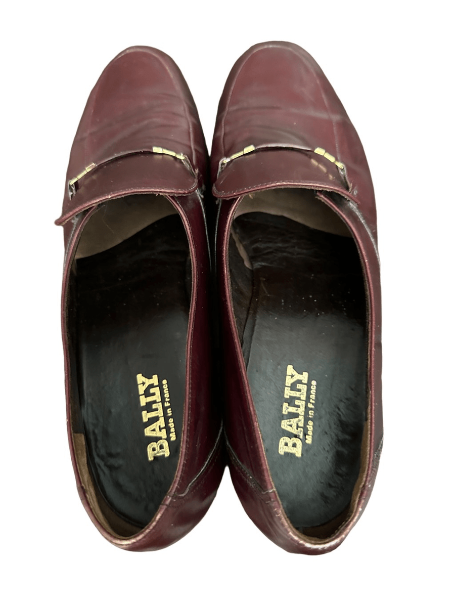 BALLY Farsene SoftChain Cordovan Color Made InFrance Men 
