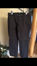 Womens GAP Charcoal Gray Original Pants size 8 Regular Stretch EUC 