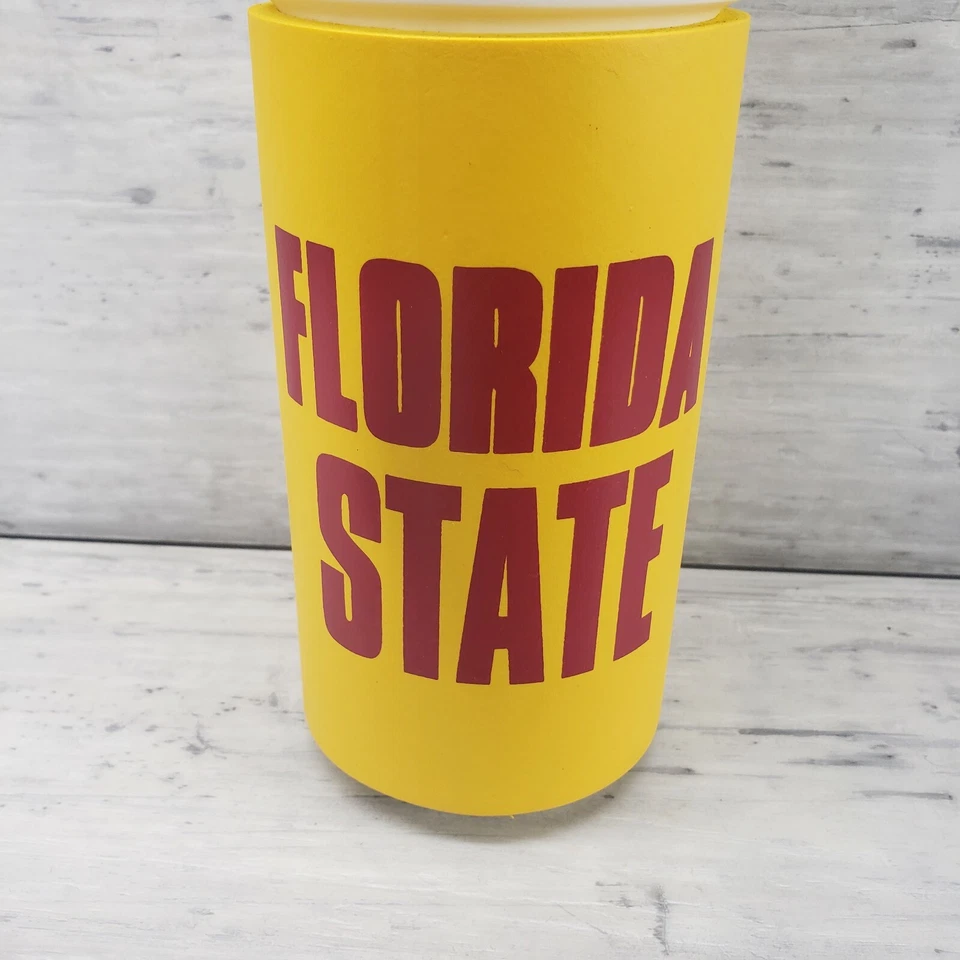 Botella de agua potable aislada de espuma del estado de Florida NOS lote de 1990 (2) Foto 2 de 4