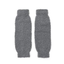 1 Pair Solid Color Leg Warmers Fashionable and Comfortable Crochet Knitted Socks
