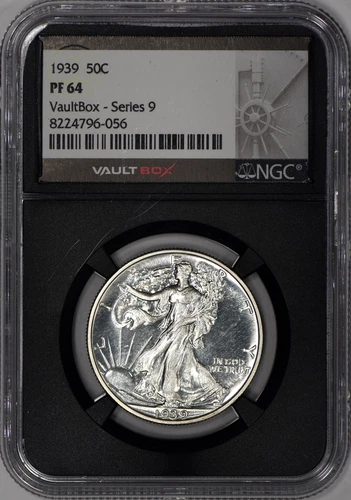 1939 Proof Walking Liberty Half Dollar 50c NGC Proof 64 - Frosty Devices!