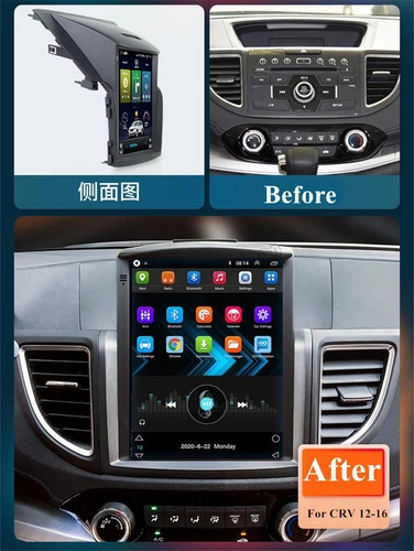 For CRV 2012-2016 Android 10.1 9.7'' 1+16G Car Radio Multimedia Player GPS - Picture 10 of 12