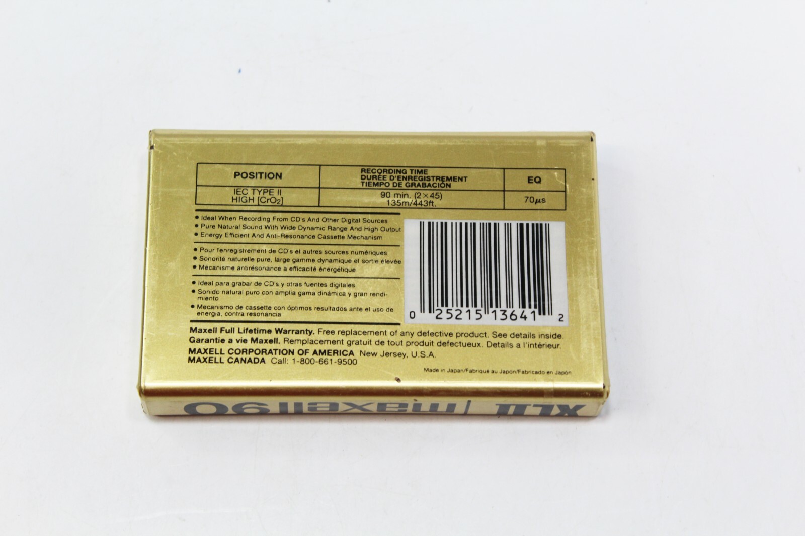 BASF SOUND QUALITY CHROME TAPE II 90 - 2 x cassette scellées | Kaufen