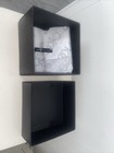 Bloomingdale’s Black Gift Box small cardboard rectangular w/ Tissue Sz. 6"x6"x4" — photo 2