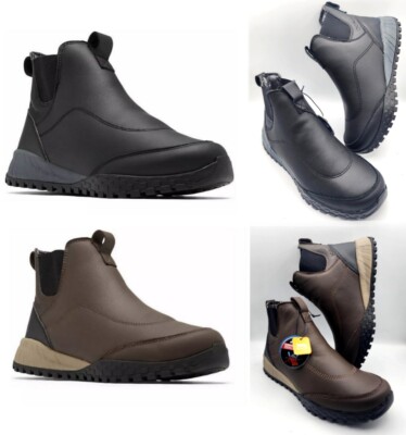 $120 Columbia Fairbanks Rover Chelsea Leather Boots Black or Brown Cordovan NEW