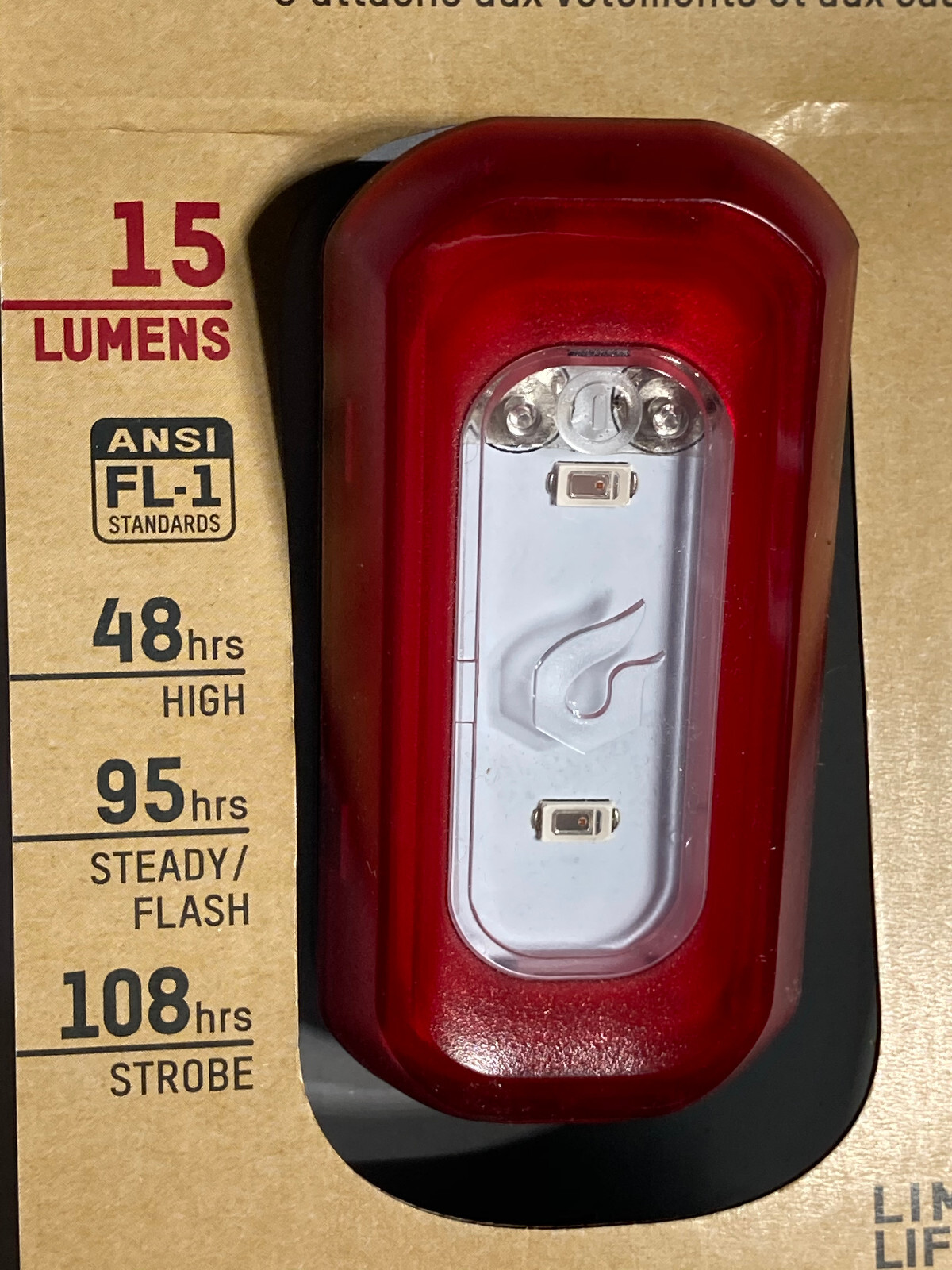 Blackburn Superbright rear Bike LED light 15 Lumens. 2 AA battery