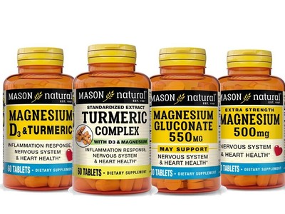 MAGNESIUM TURMERIC vitamin D 3  Nervous Immune system