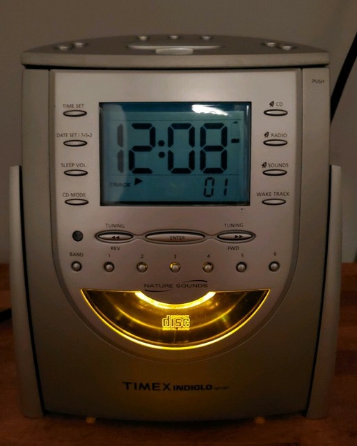 timex indiglo clock