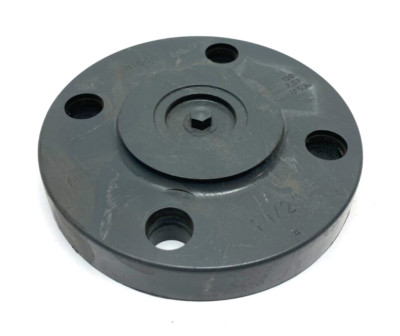 NIBCO 4519-H Chemtrol Blind Flansch 3.8cm 4-Hole Grau Sch 80 150psi Max CA16500