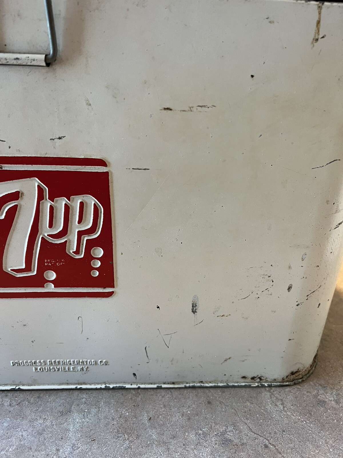 Vintage 7up Cooler Ice chest eBay