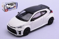 Burago 1/43 Toyota Gr Yaris Weiss Modellbau Statisches Modell Diecast
