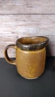 Vintage McCoy Pottery USA CANYON MESA 1414 Creamer Pitcher MCM Brown