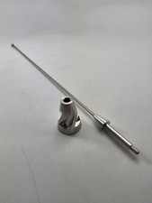 For 10-14 Ford Mustang Billet Show Quality Satin Swirl Base Shorty Antenna 12 For 10-14 Ford Mustang Billet Show Quality Satin Swirl Base Shorty Antenna 12