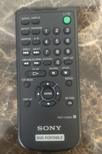 Sony RMT-D182A Portable DVD Remote Control Genuine OEM tested