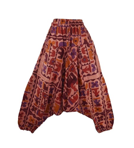 New Fair Trade Elephant Print Harem Trousers 10 12 14 16 Hippy Boho Waist 25-44 - Picture 4 of 13