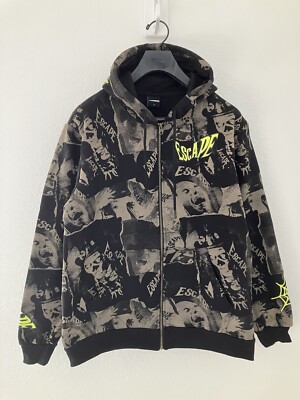 Insomniac Escape Hoodie Rave Terror Horror Festival Merch Graphic Wear Large