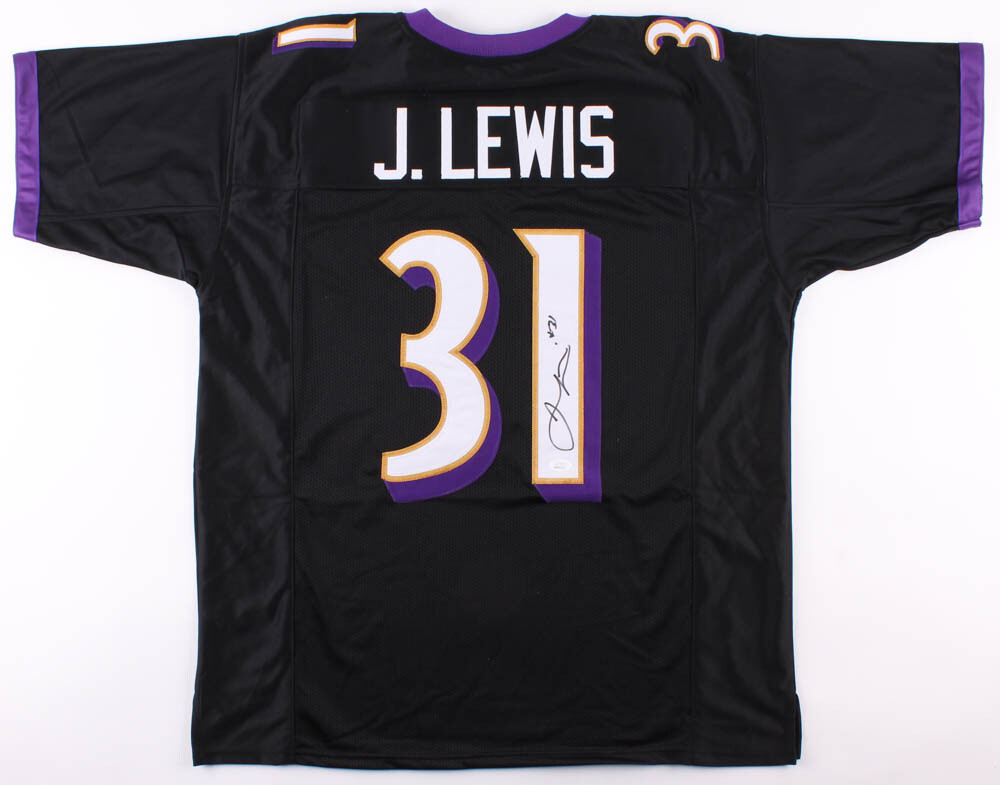 Jamal Lewis Autographed Signed Baltimore Ravens Jersey (JSA COA)Super Bowl Champion (Xxxv) 