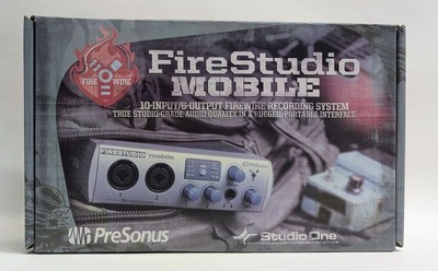 PreSonus FireStudio Mobile 10x6 FireWire Recording Interface System