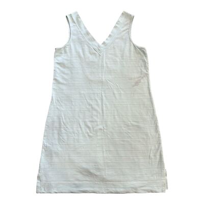 Lotus by Soma Blue Striped Pima Cotton Tank Dress M | eBay