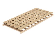 Telaio a doghe in legno di pino cembro 90x200 non trattato