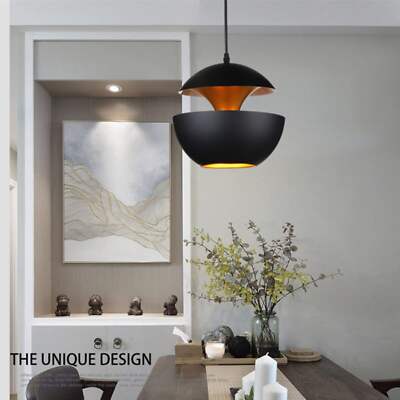 Carillon 70's Minimalist Sphere Pendant Chandelier Black or White