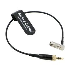 Timecode Cable for Canon R5C from 3.5mm Deity Tentacle Sync Lock TRS to DIN Male