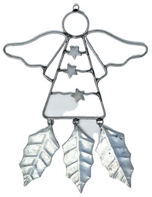 Christmas Tree Jewelry Christmas Advent Angel Silver Decoration | eBay