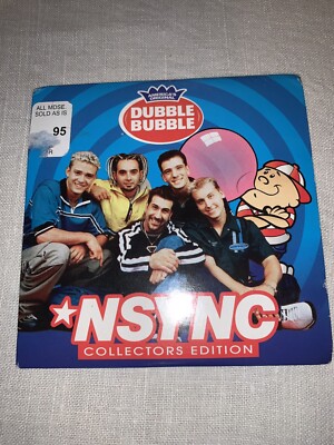 NSYNC Dubble Bubble Collector's Edition CD I Just Wanna Be With You HTF RARE