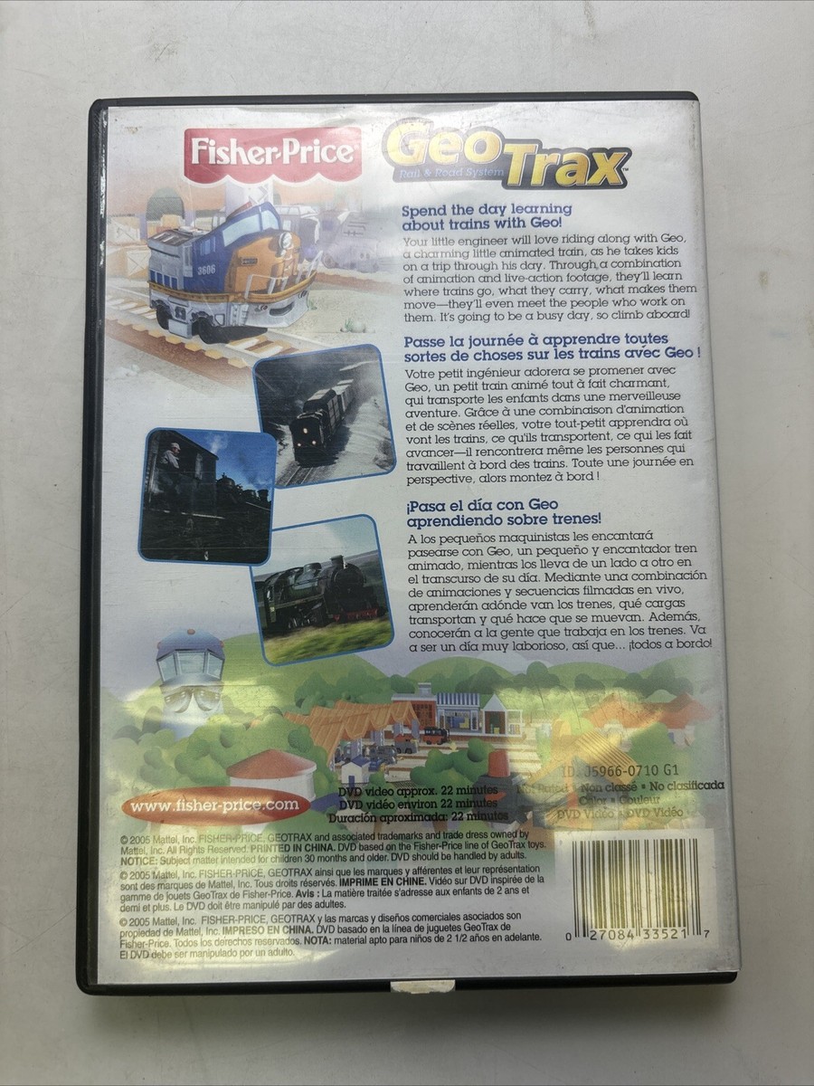 Geo Trax - My Day With Trains - Fisher Price (2005, DVD) | eBay