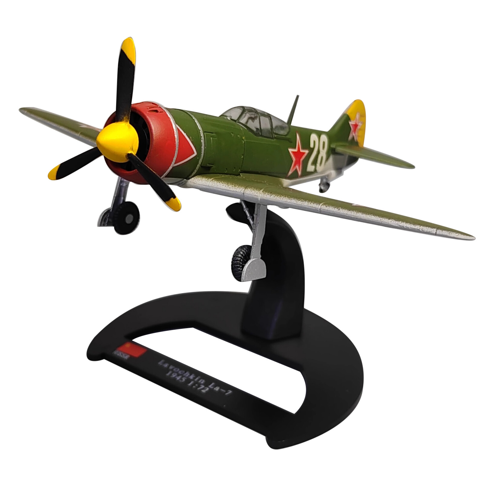 1/72 Diecast Alloy WWII Soviet Lavochkin La-7 Fighter Aircraft Finished Model