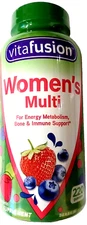 Vitafusion Women's Multivitamin Gummies 220 Ct Energy/Bone/Immune EXP 02/2026