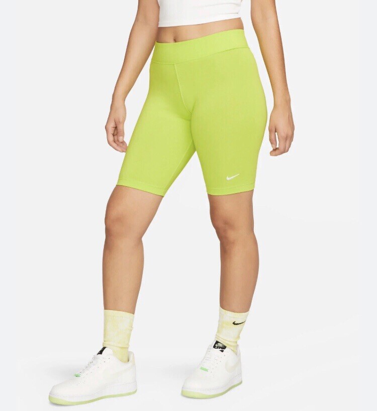 nike green bike shorts